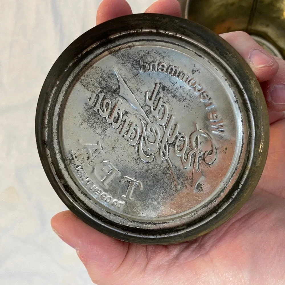 Antique Old Master Coffee Tin 3 Lb BB Co Blodgett Beckley Royal Tender Steel Cut